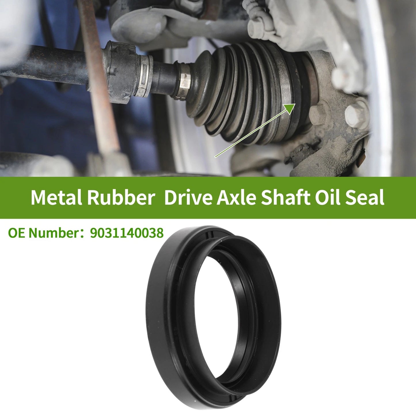 Front Right Drive Axle Shaft Oil Seal for Lexus NX300 (2019) No. 9031140038