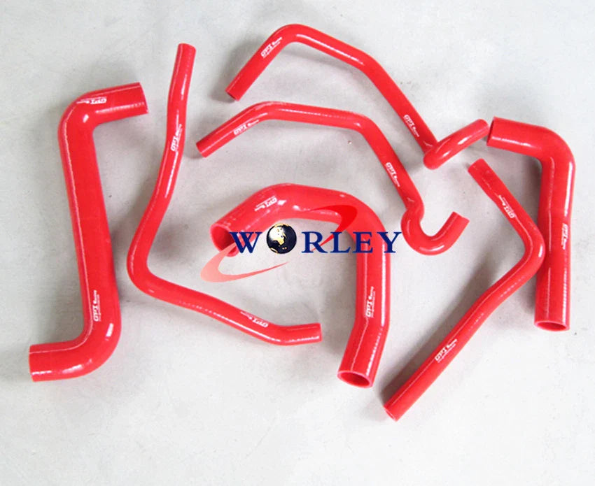 Red Hose Silicone Radiator Heater for Holden Commodore VY V8 5.7 (2002-2004)