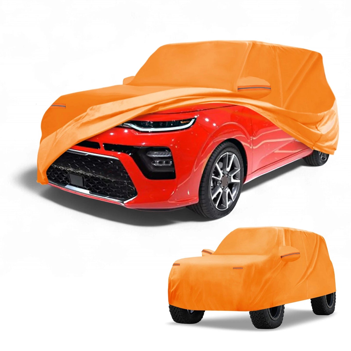 Waterproof Car Cover for Kia Soul (2010–2023) 210D-PU with Zipper