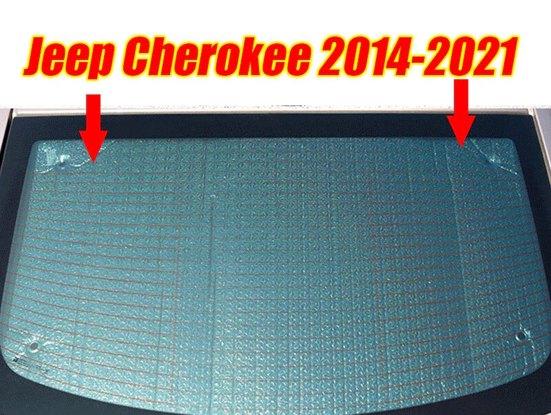 Rear Windshield Interior Privacy Sunshade Cover for Jeep Cherokee (2014–2021)