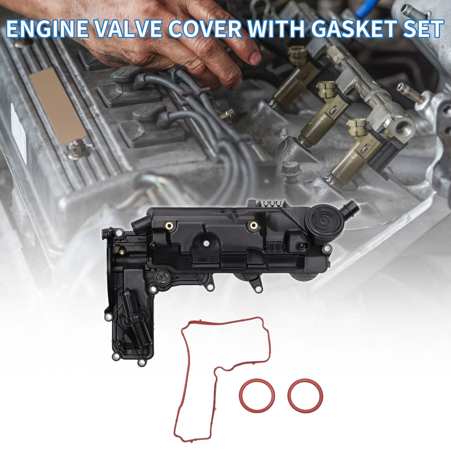 Engine Valve Cover with Gasket No.LR004200 for Land Rover Discovery Sport (2015–2023)