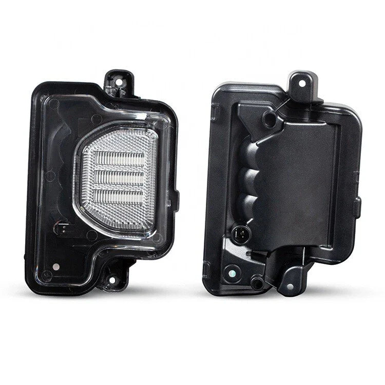 2x Clear Side Mirror Turn Signal Light for Jeep Wrangler JL (2018–2024)