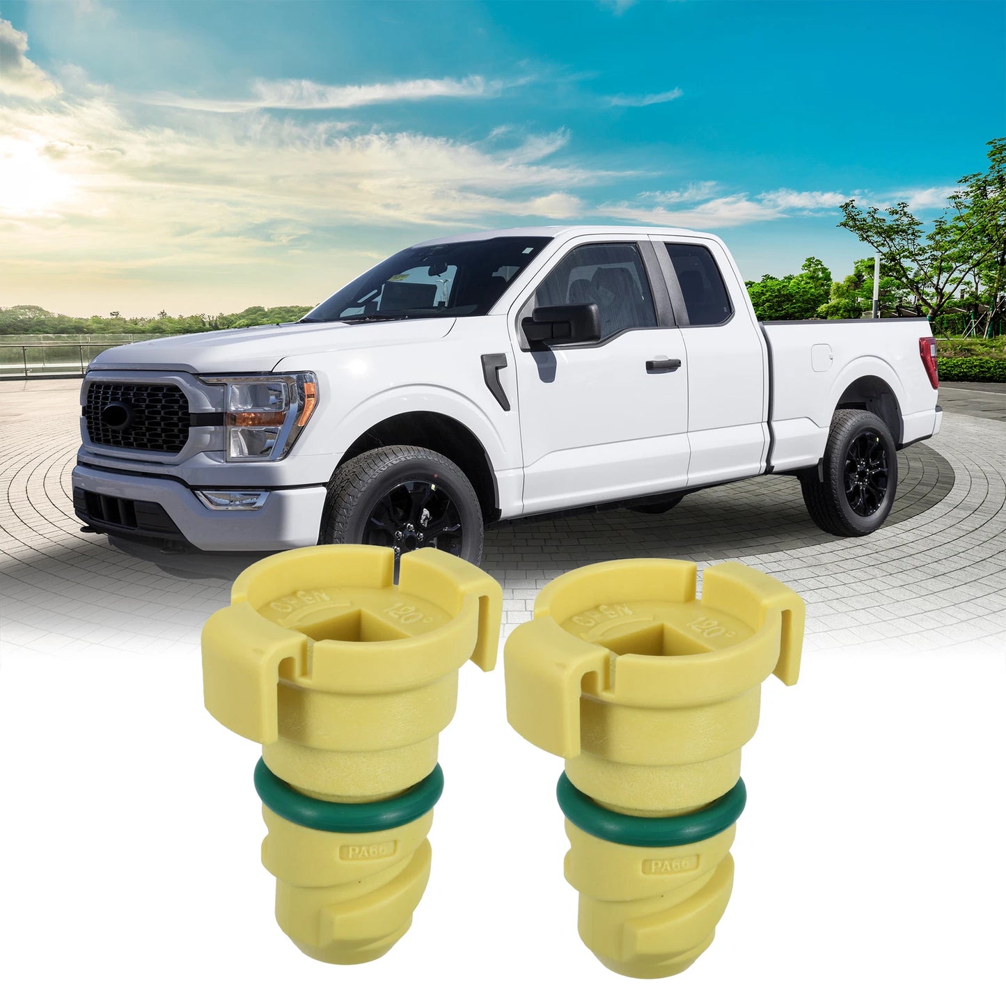 2pcs ABS Engine Oil Drain Plug for Ford F150 (2015–2021) FT4Z-6730-A, BC3Z-6730-A