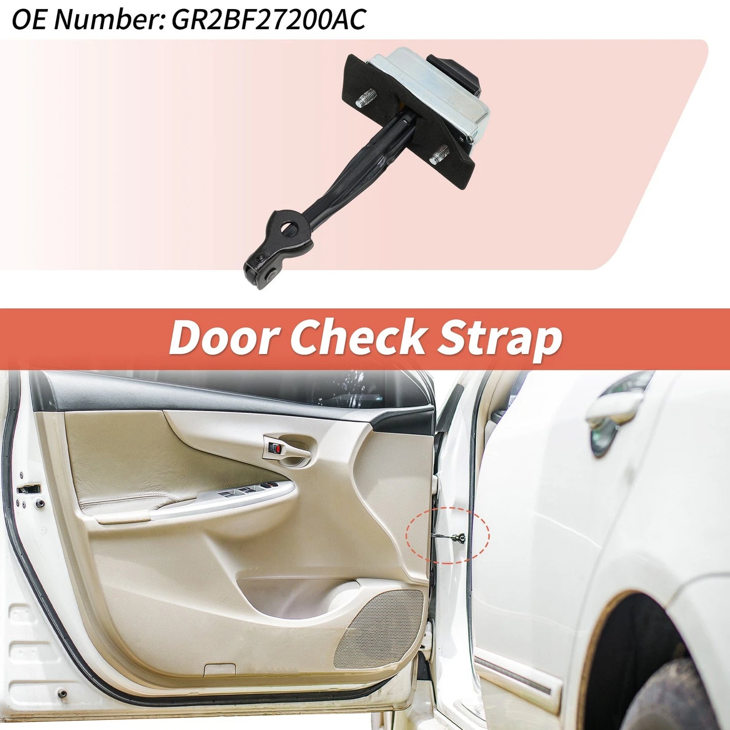 Door Check Strap for Ford Taurus (2015–2019) No.GR2BF27200AC