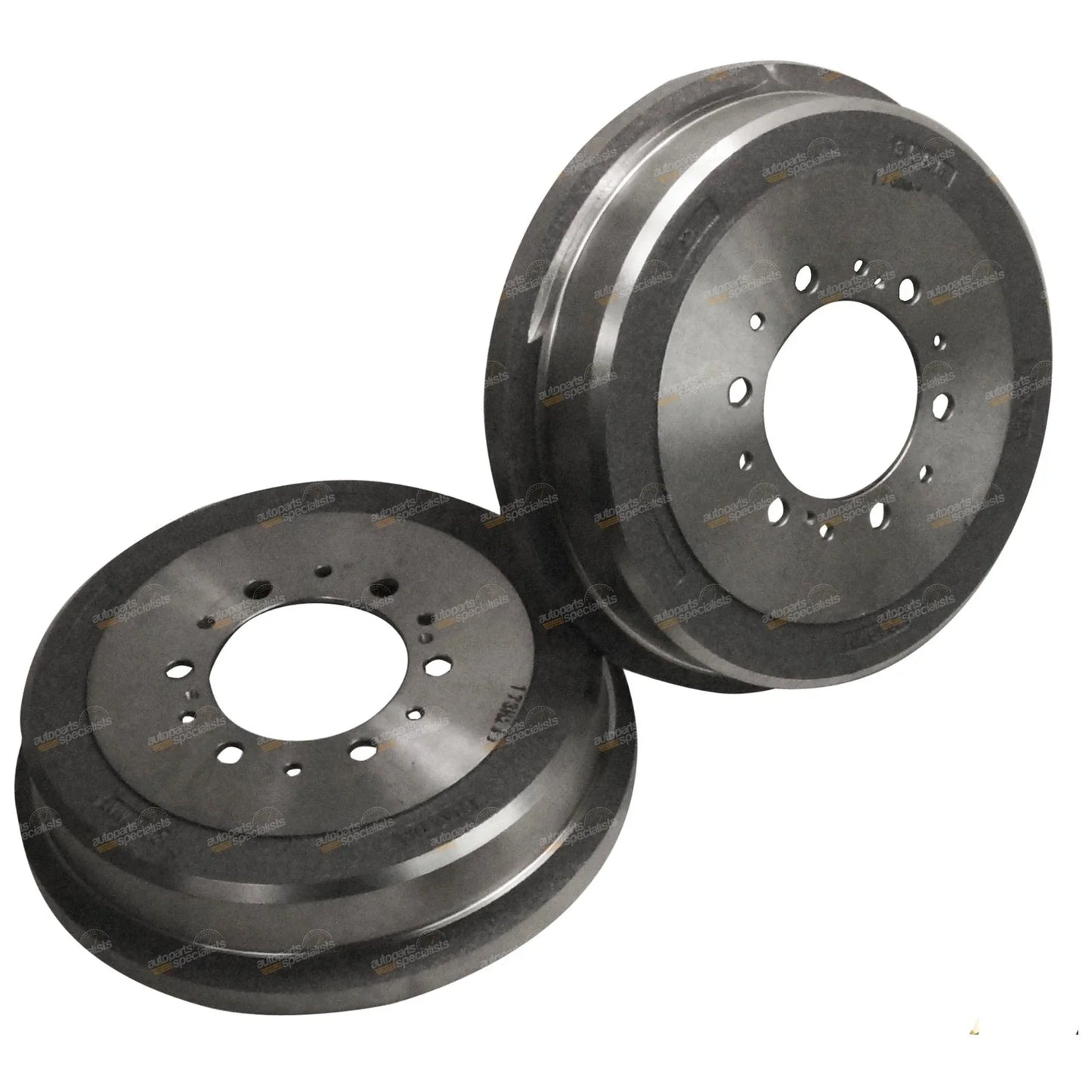 2 x Rear Brake Drums for Prado 90 95 Series KZJ95 RZJ95 VZJ95 Landcruiser (1996–2002)