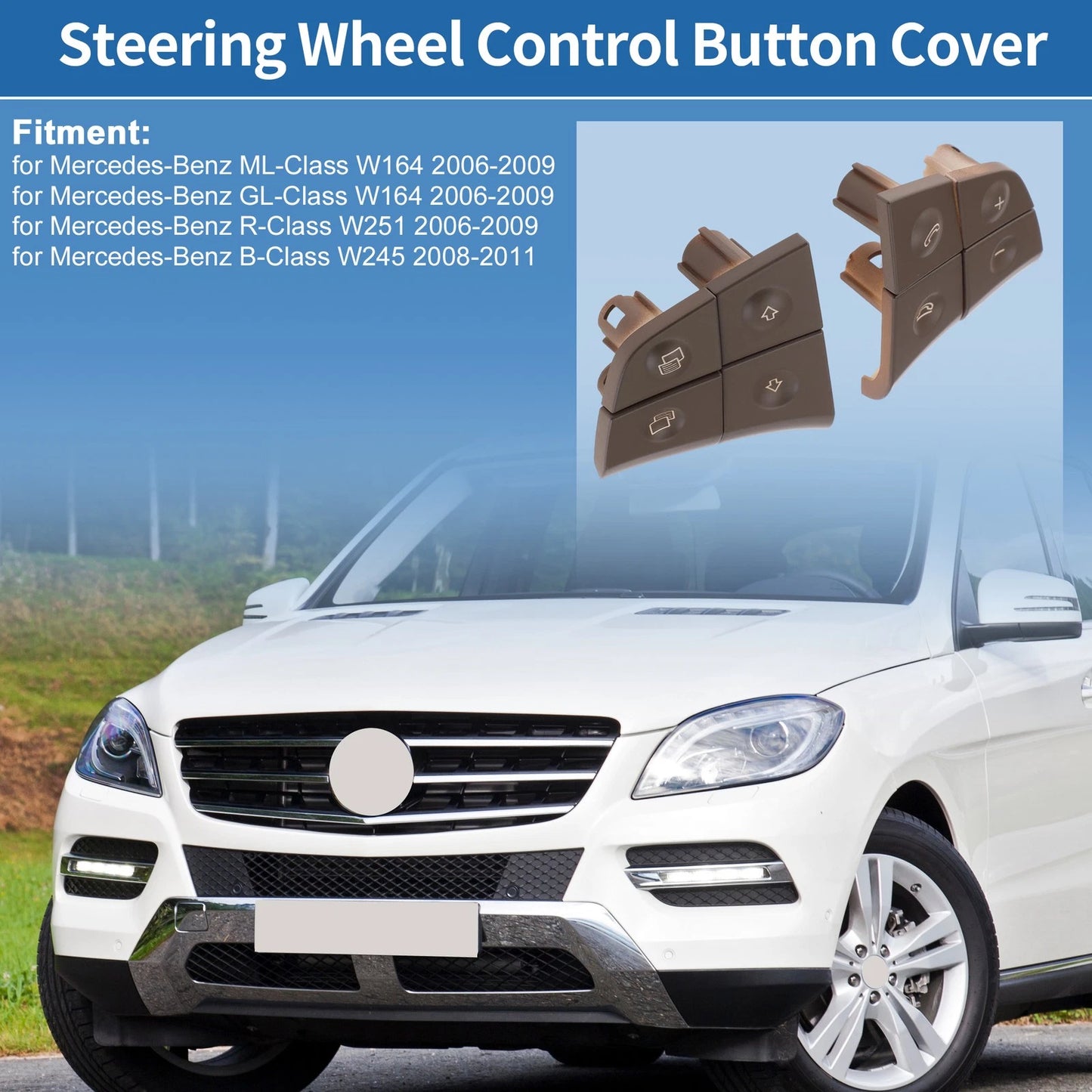 Steering Wheel Buttons for Mercedes-Benz ML-Class W164 (2006–2009) No. 1648207910