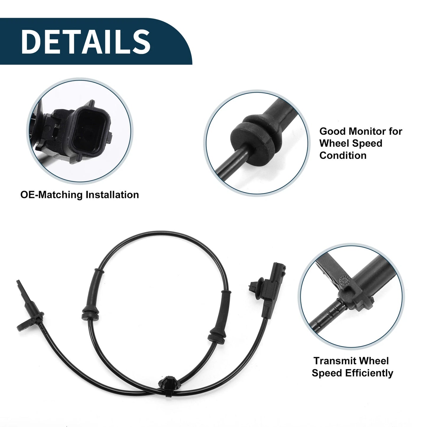 ABS Wheel Speed Sensor No. 47910-1HA0A for Nissan Versa (2012–2019)