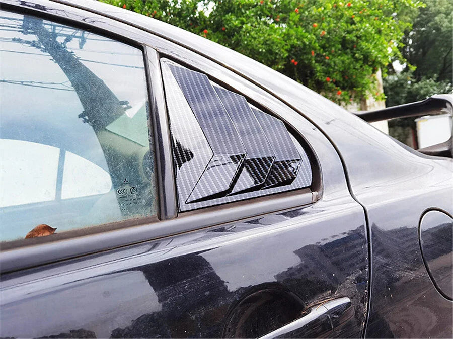 Car Quarter Window Louver Shutter Covers for Lancer EVO (2009-2016)