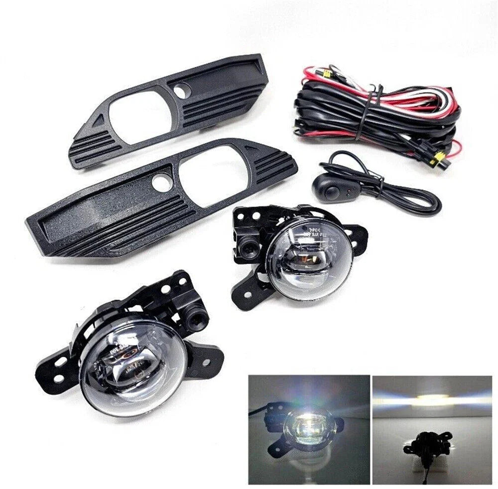 2023-24 GMC Canyon LED Fog Lights w/ Wire Harness & Switch (Left + Right)