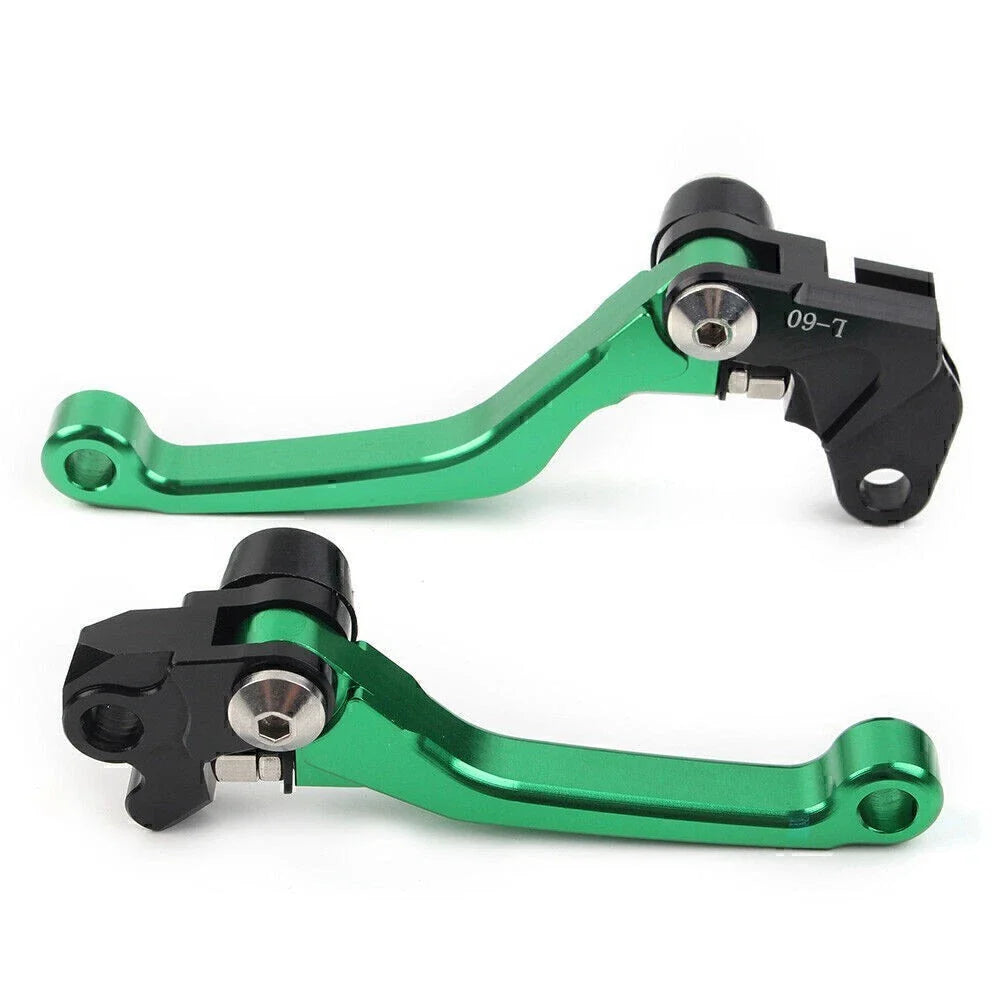 CNC Green Pivot Brake Clutch Levers for Suzuki RM125 RM250 RM85 (2001-2023)