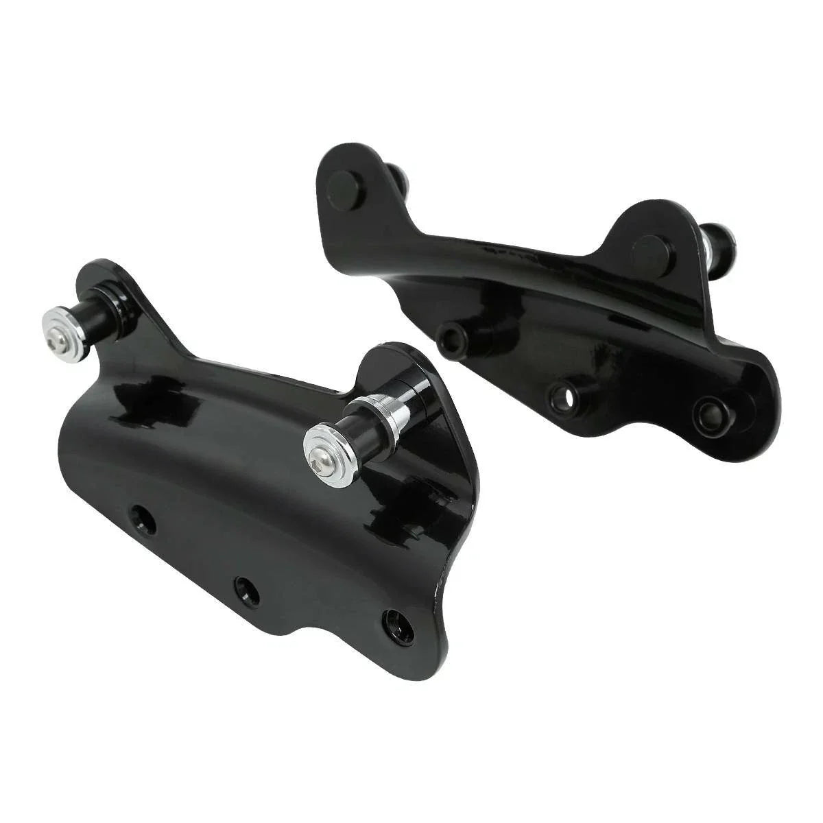 Black Stealth Luggage Rack w/ Docking Hardware for Harley Touring (2009-2013)