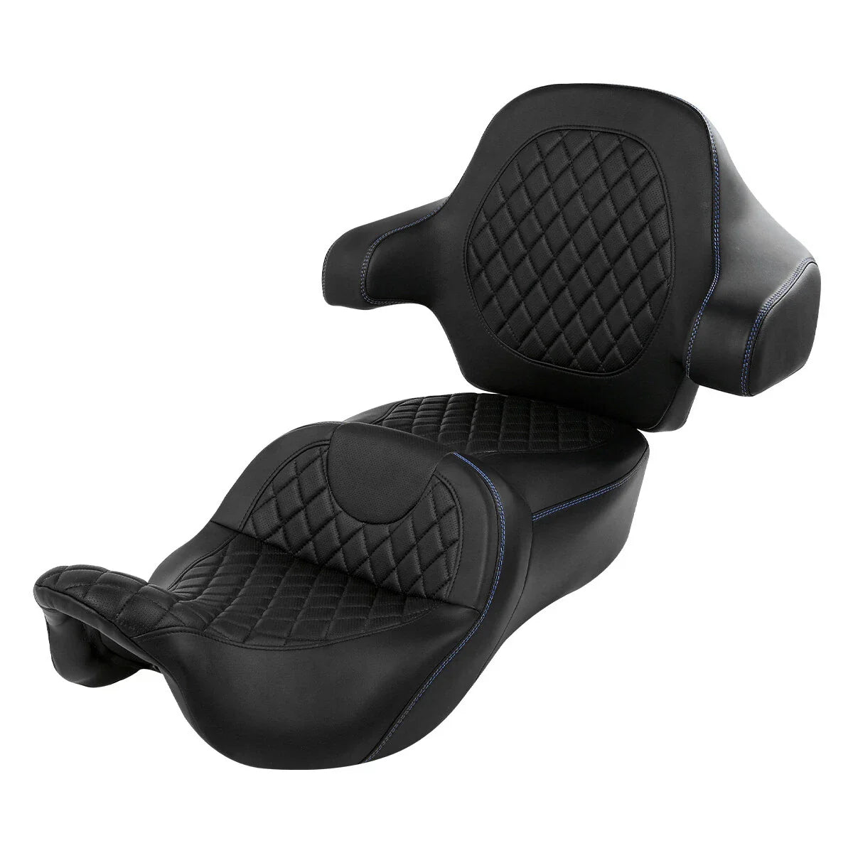 Driver Passenger Seat Backrest Pad for Harley Touring Road Glide (2014-2023)