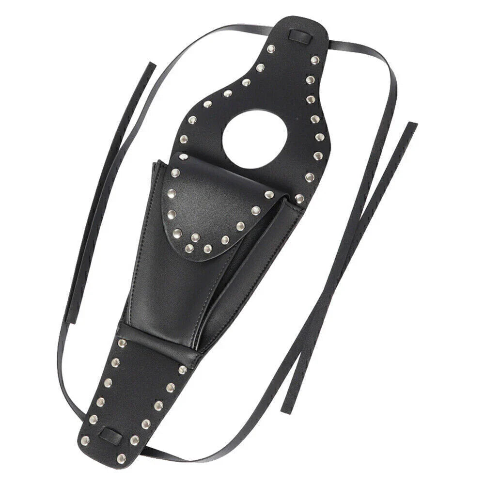 Black Fuel Gas Tank Cover & Dash Console Pouch Bag for Harley Sportster 883
