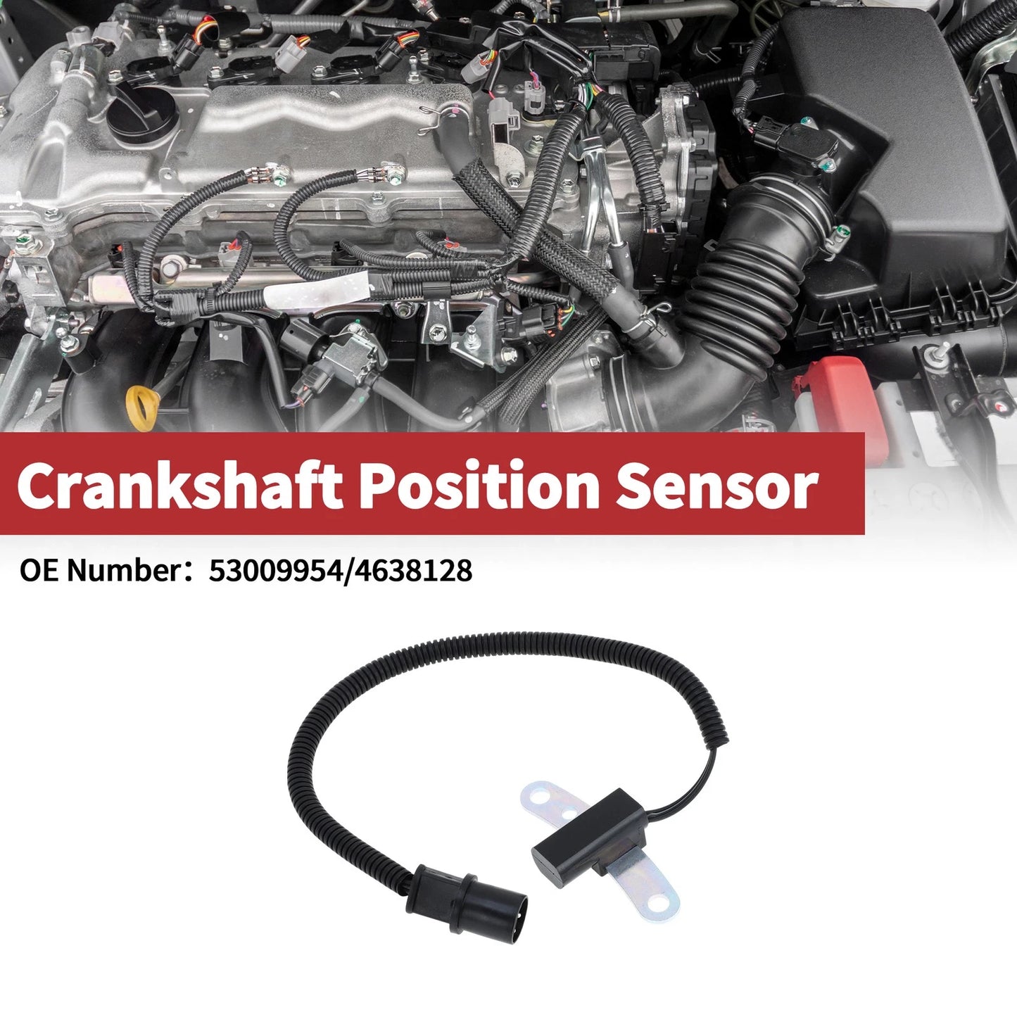 Crankshaft Position Sensor for Jeep Cherokee 1991–2001 No. 53009954 1 Pc