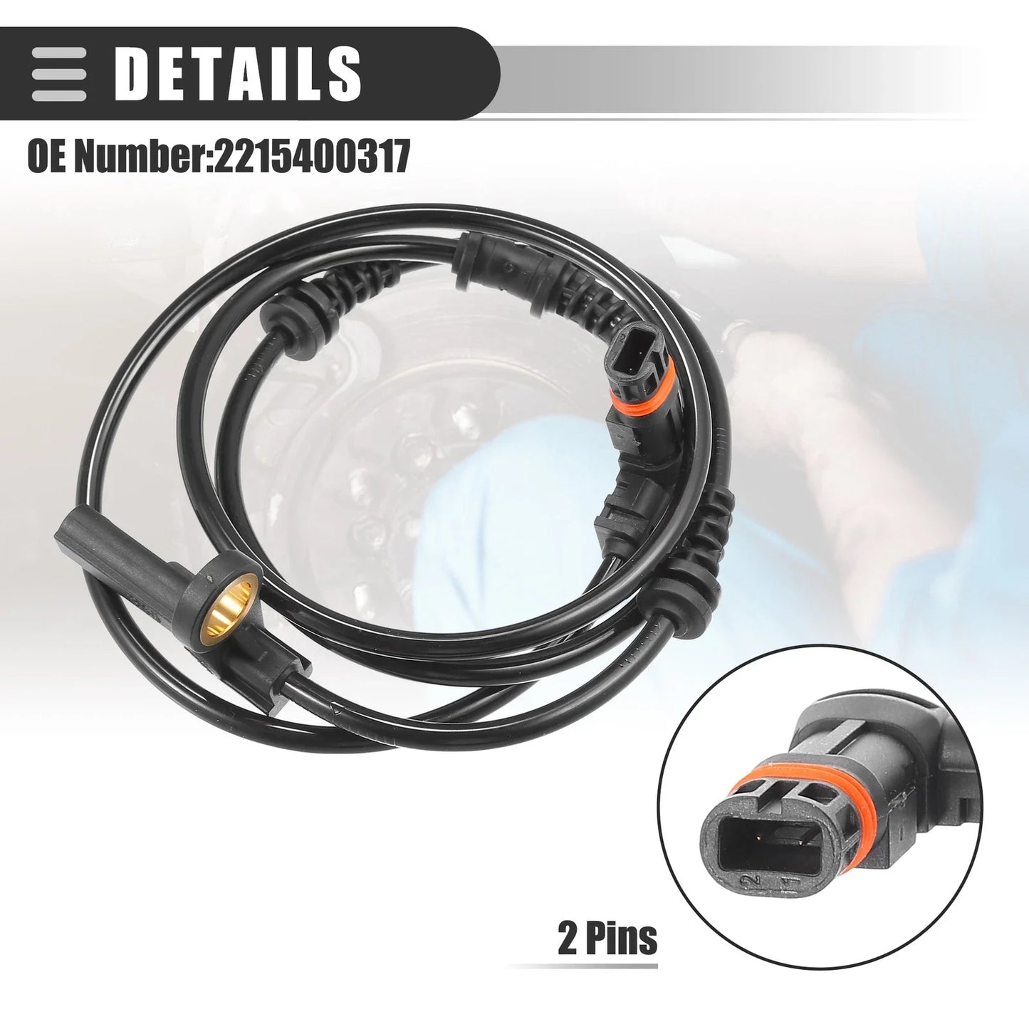 ABS Sensor for Mercedes-Benz CL500 Front Left/Right (2007-2008)