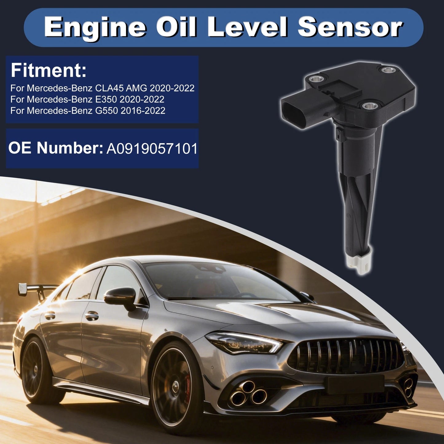 Engine Oil Level Sensor for Mercedes-Benz CLA45 AMG (2014–2019) A0919057101