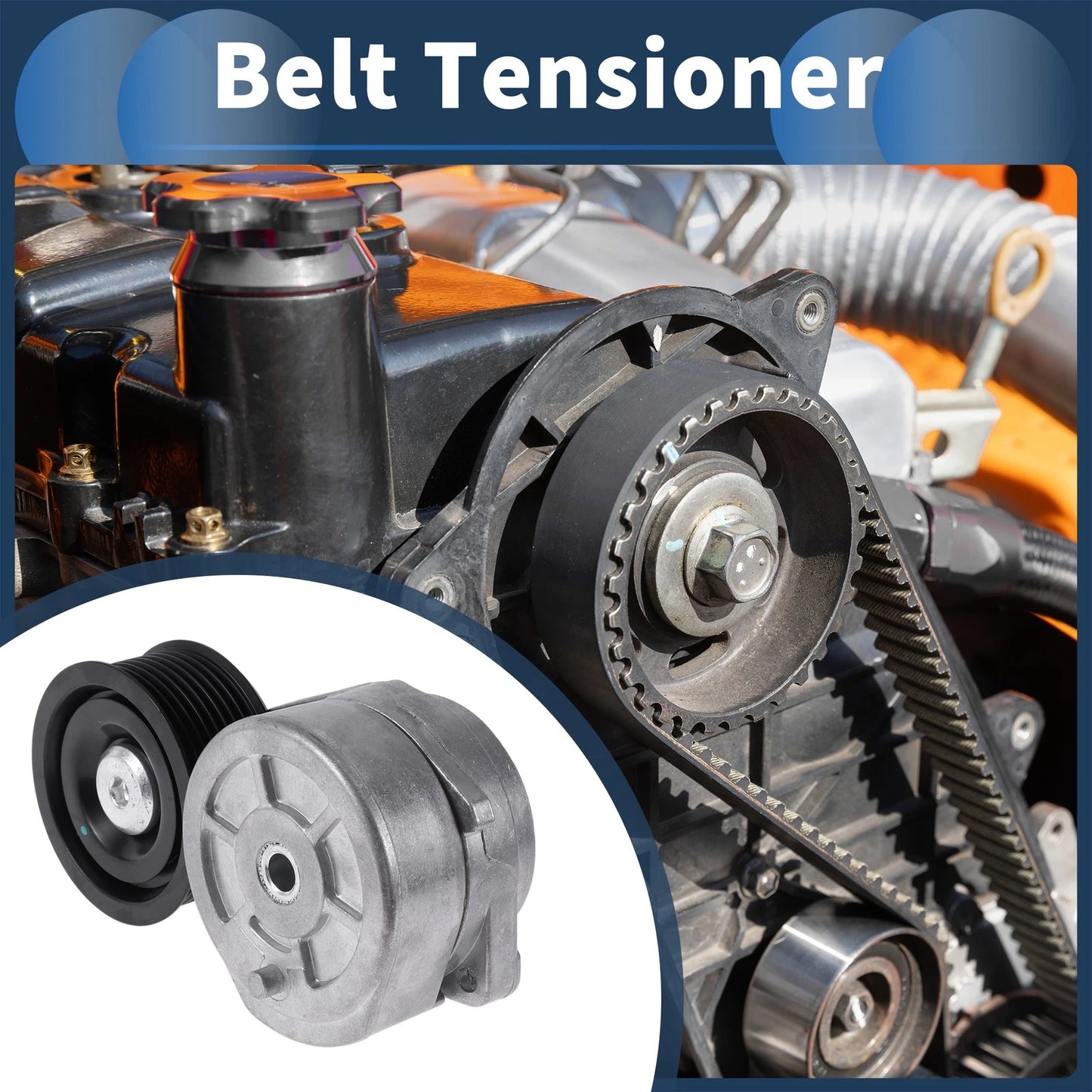 Belt Tensioner for Doosan DX380 DX420 (No. 1438743/1503115) Metal 1 Pc