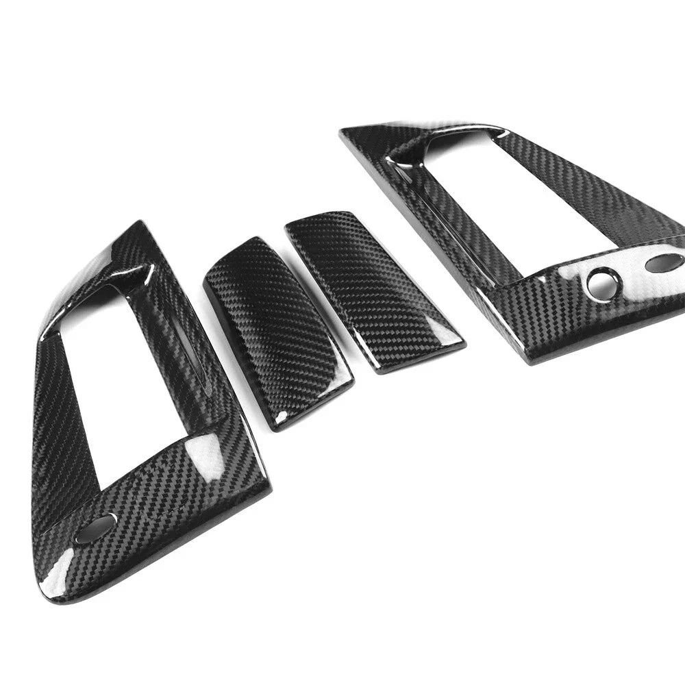 Real Carbon Fiber Exterior Door Handle Covers for 2009-2021 Nissan 370Z Z34