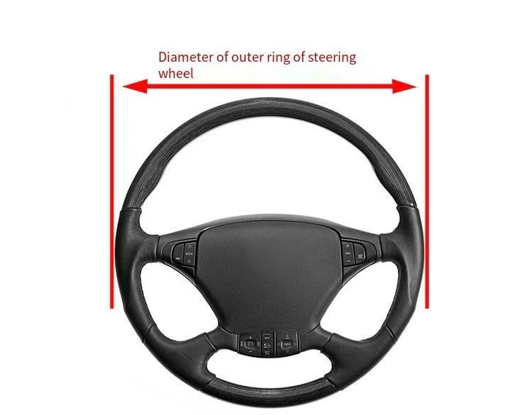 Breathable 3D Anti Slip Steering Wheel Cover for Trucks Buses