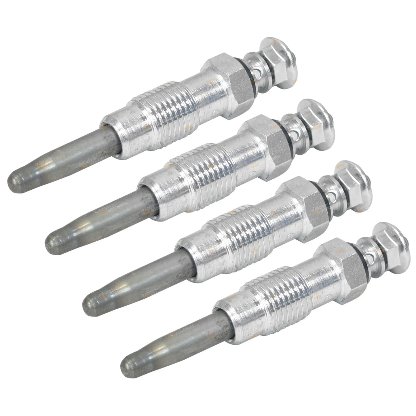Set of 4 Double Coil Glow Plugs for Ford Transit (1986–2000)