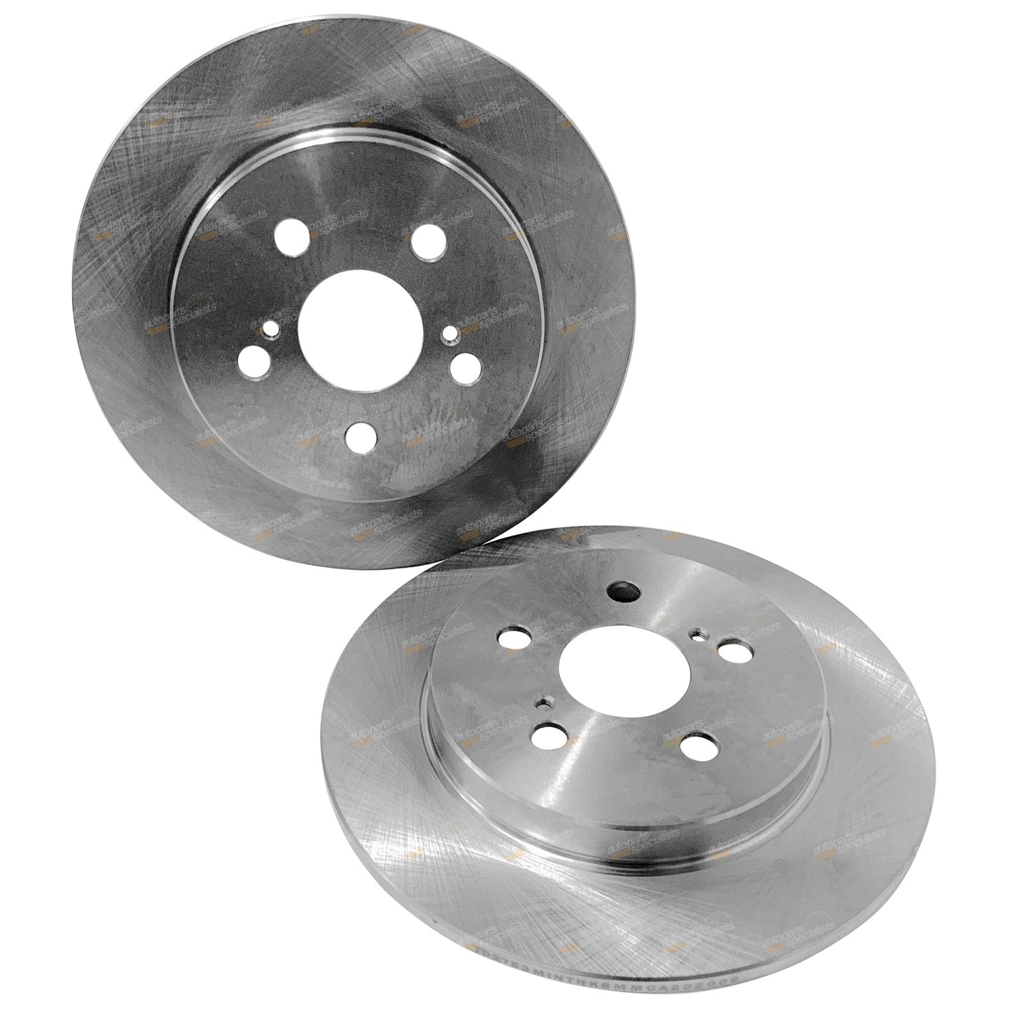 2x Rear Disc Brake Rotors for Toyota Prius (2009–2016)