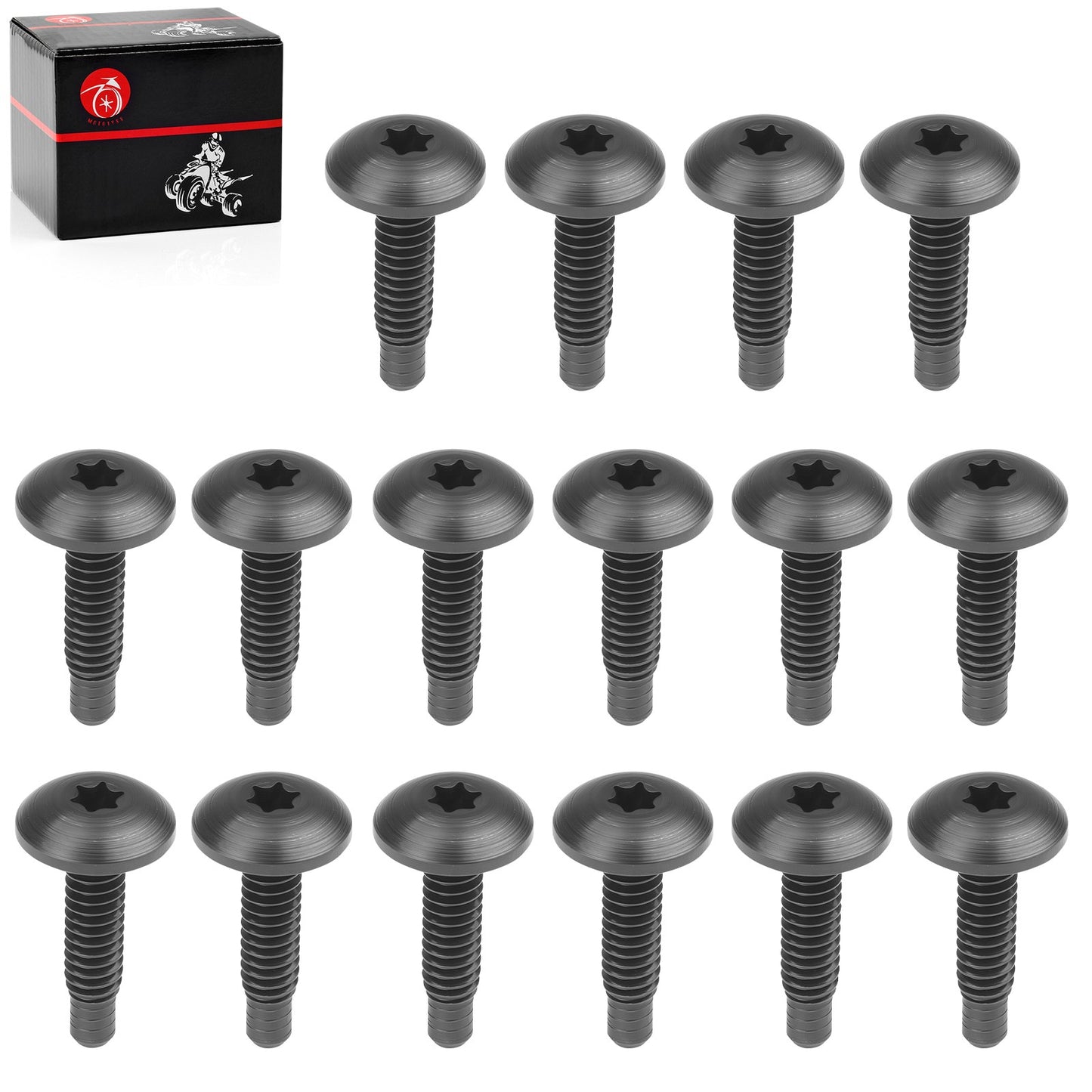 16 Body Rack Bolts for Polaris Worker 335, Xpress 400L, Xplorer 300, 400, 500 (2000–2023)