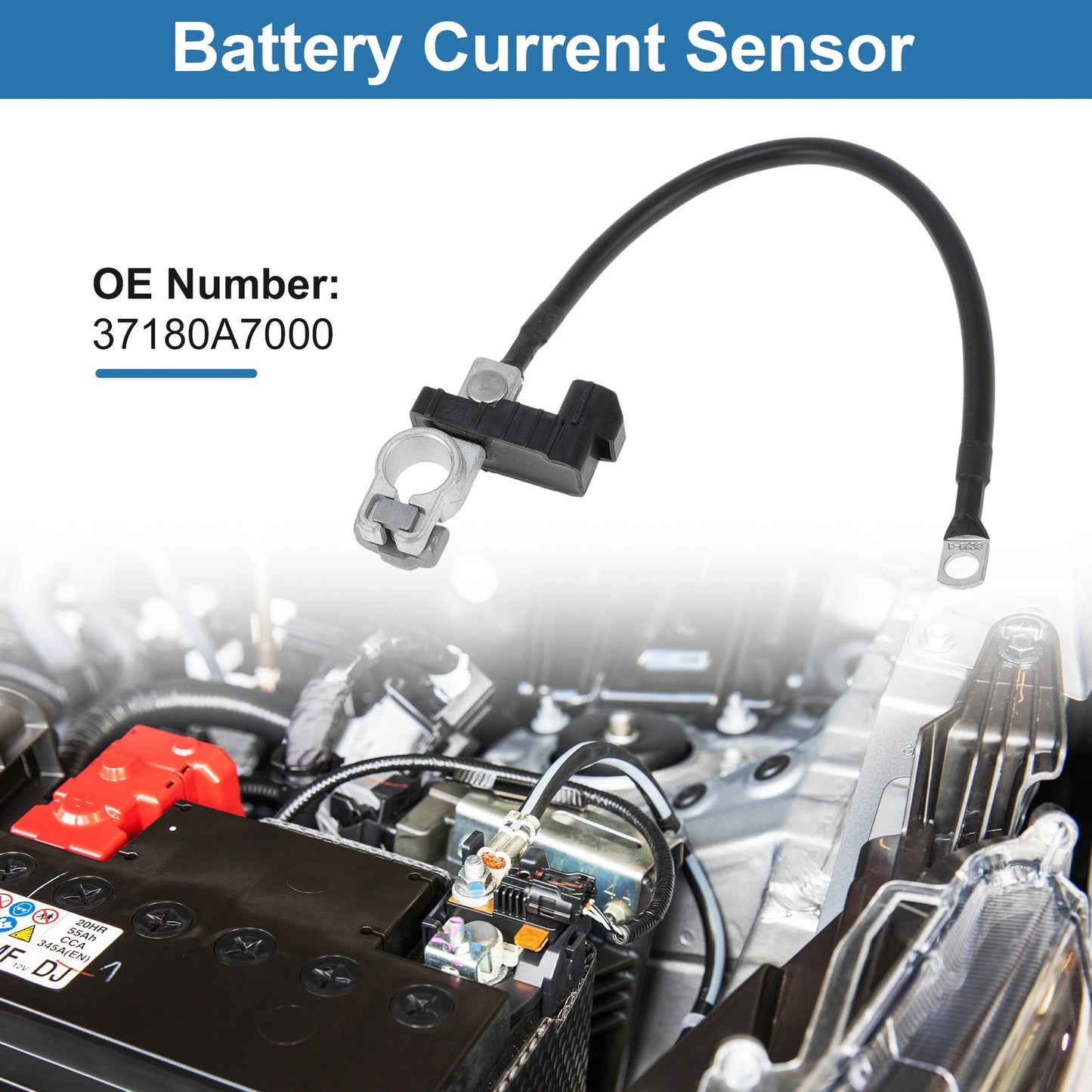Battery Current Sensor Assy No.37180-A7000 for Kia Forte Forte5 (2014–2018)