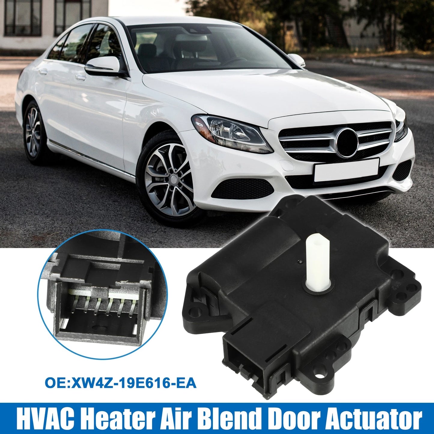 HVAC Heater Blend Door Actuator for Ford Thunderbird (2002–2005) No.XW4Z-19E616-EA
