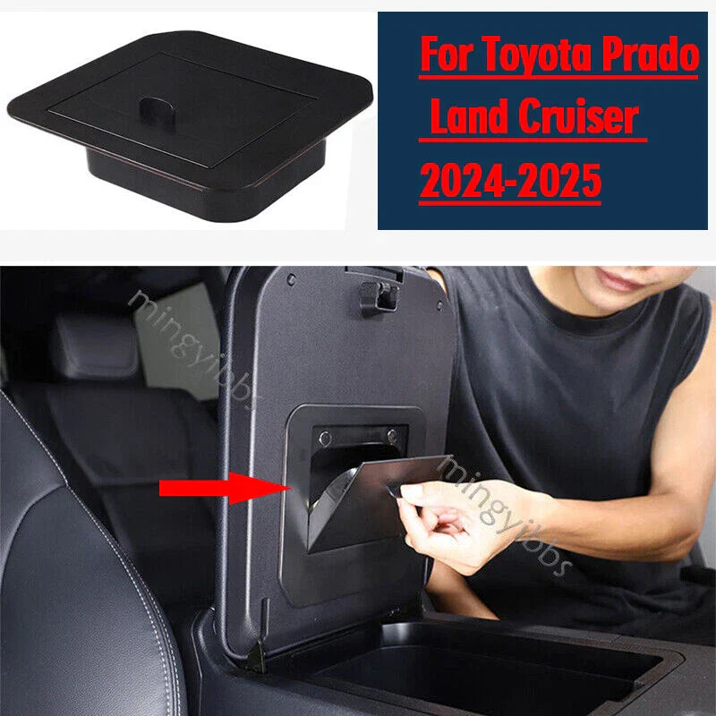 Central Console Armrest Concealed Storage Box for Toyota Prado (2024–2024)