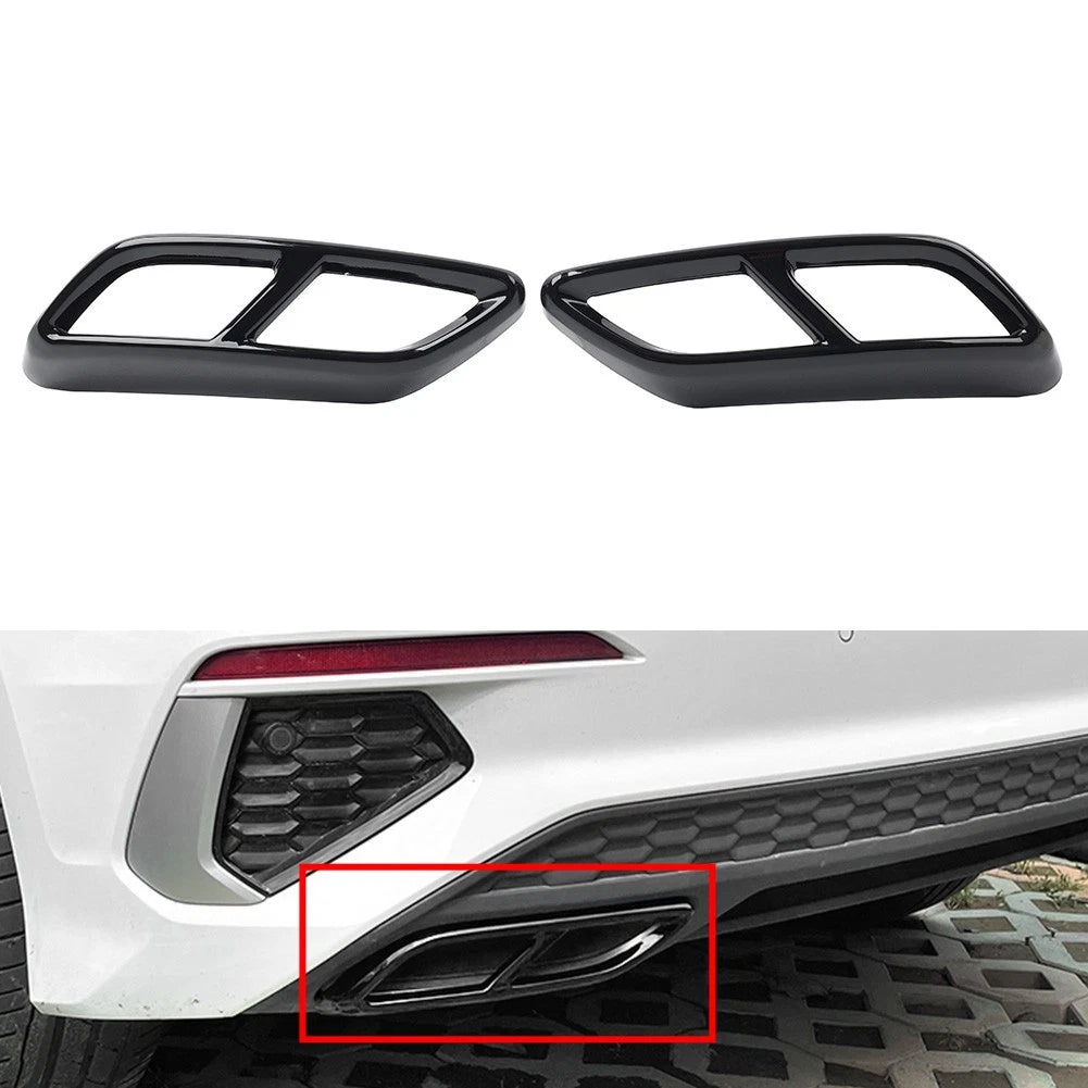 Honeycomb Mesh Front Bumper Fog Light Grille Cover for Audi A3 S3 (2013–2017)