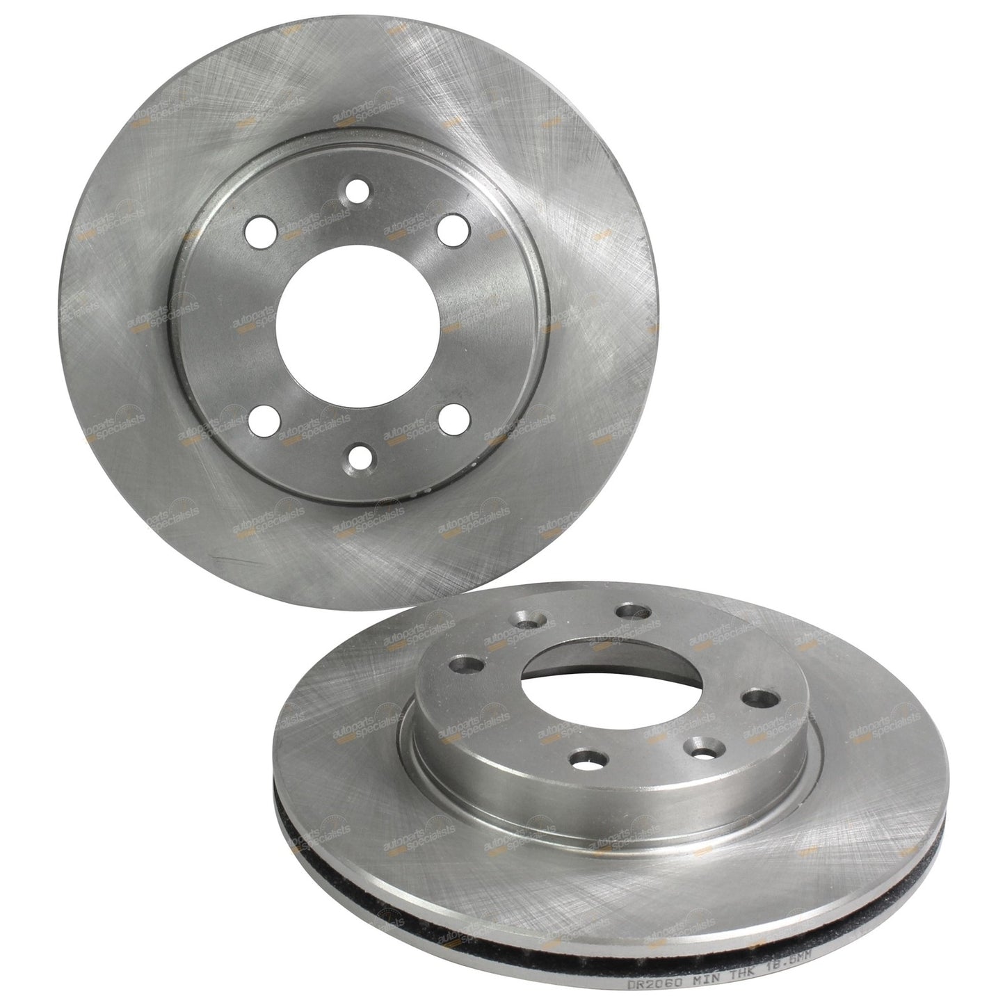 2X Front Disc Brake Rotors for Peugeot 206 306 205 (1987–2001) 247mm