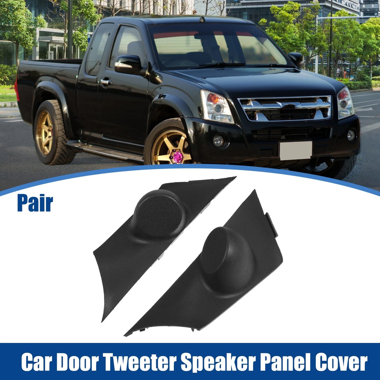 1 Pair Tweeter Speaker Panel Cover Trim for Honda Civic (2006–2013)