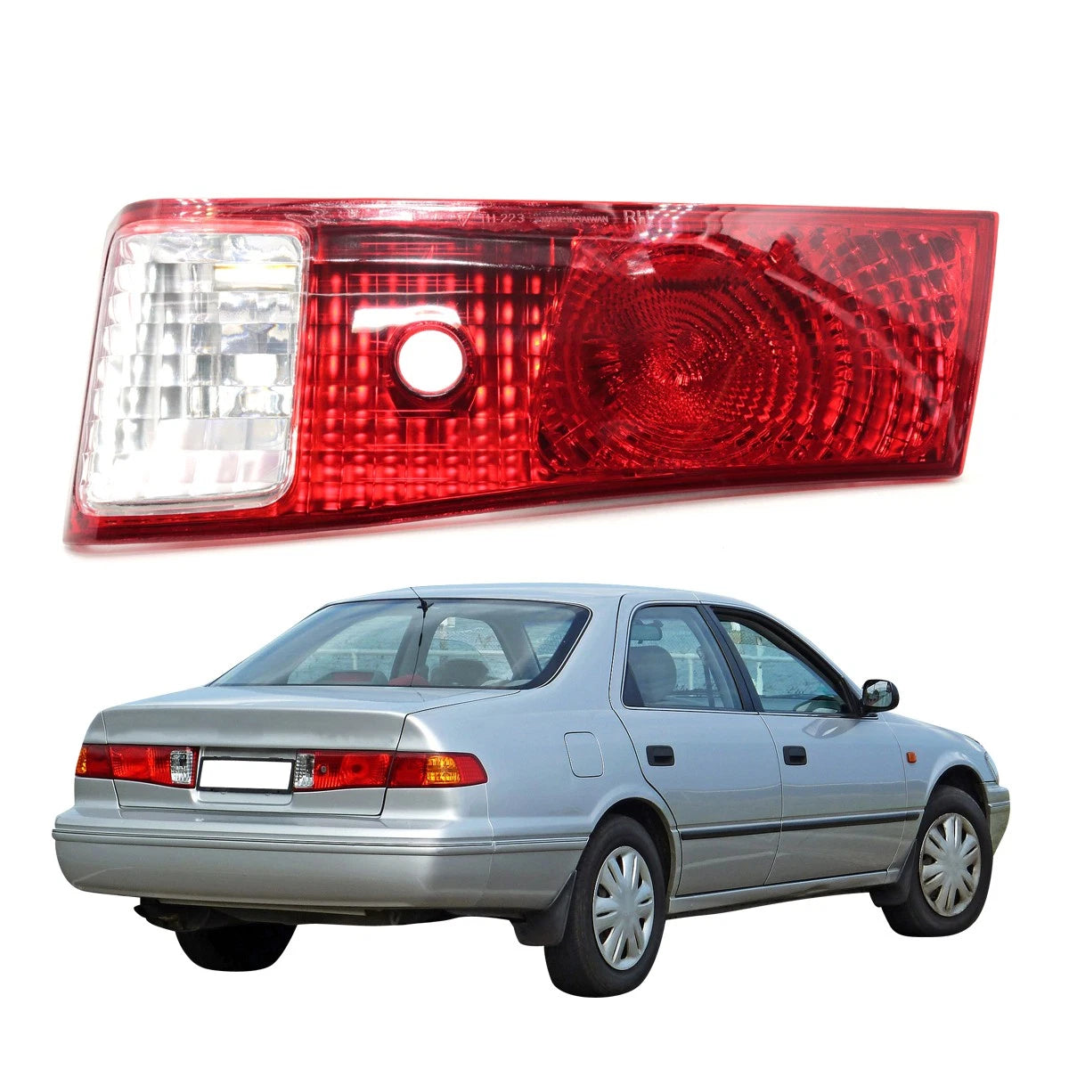 Tail Light Lamp for Toyota Camry XV20 (1997–2001) Right Side Red & Clear