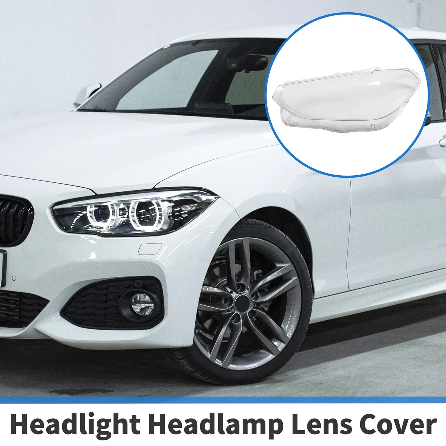 1 Pc Headlight Lens Cover for BMW X3 X4 (2018–2021) No. 63117466131