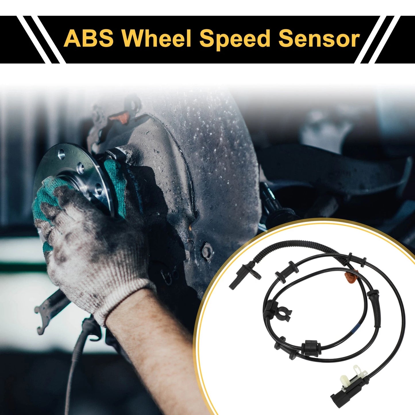 ABS Wheel Speed Sensor for Ford F-450 Super Duty (2011–2013) 1 Pc Rear Left