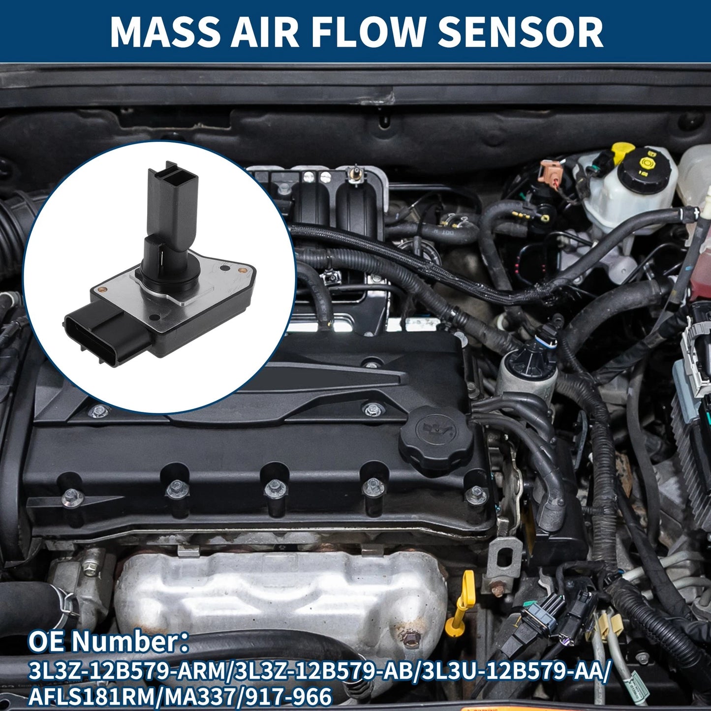 Mass Air Flow Sensor Meter No. 3L3Z-12B579-ARM for Ford Excursion (2003–2005)