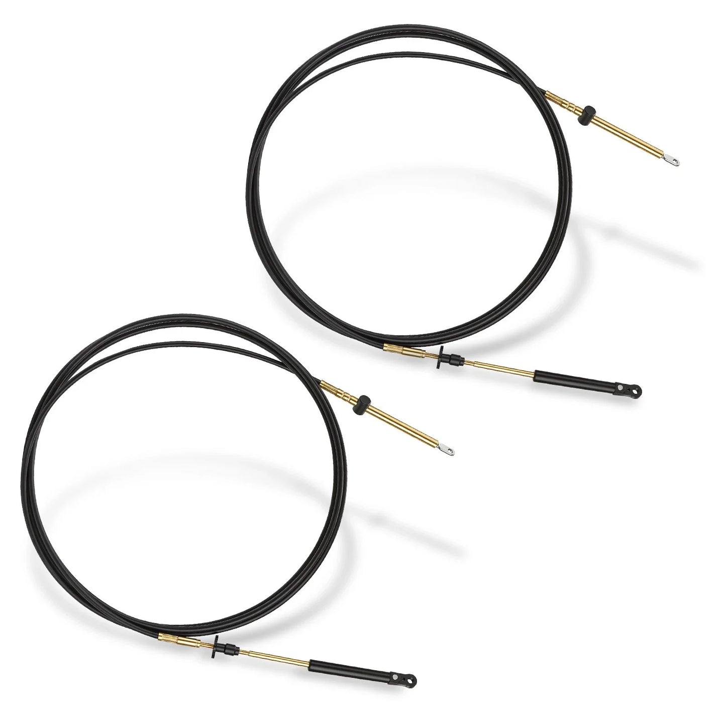 Throttle Control Cable 2 x for Johnson Evinrude OMC Snap-In TM Cables (1979–1981)