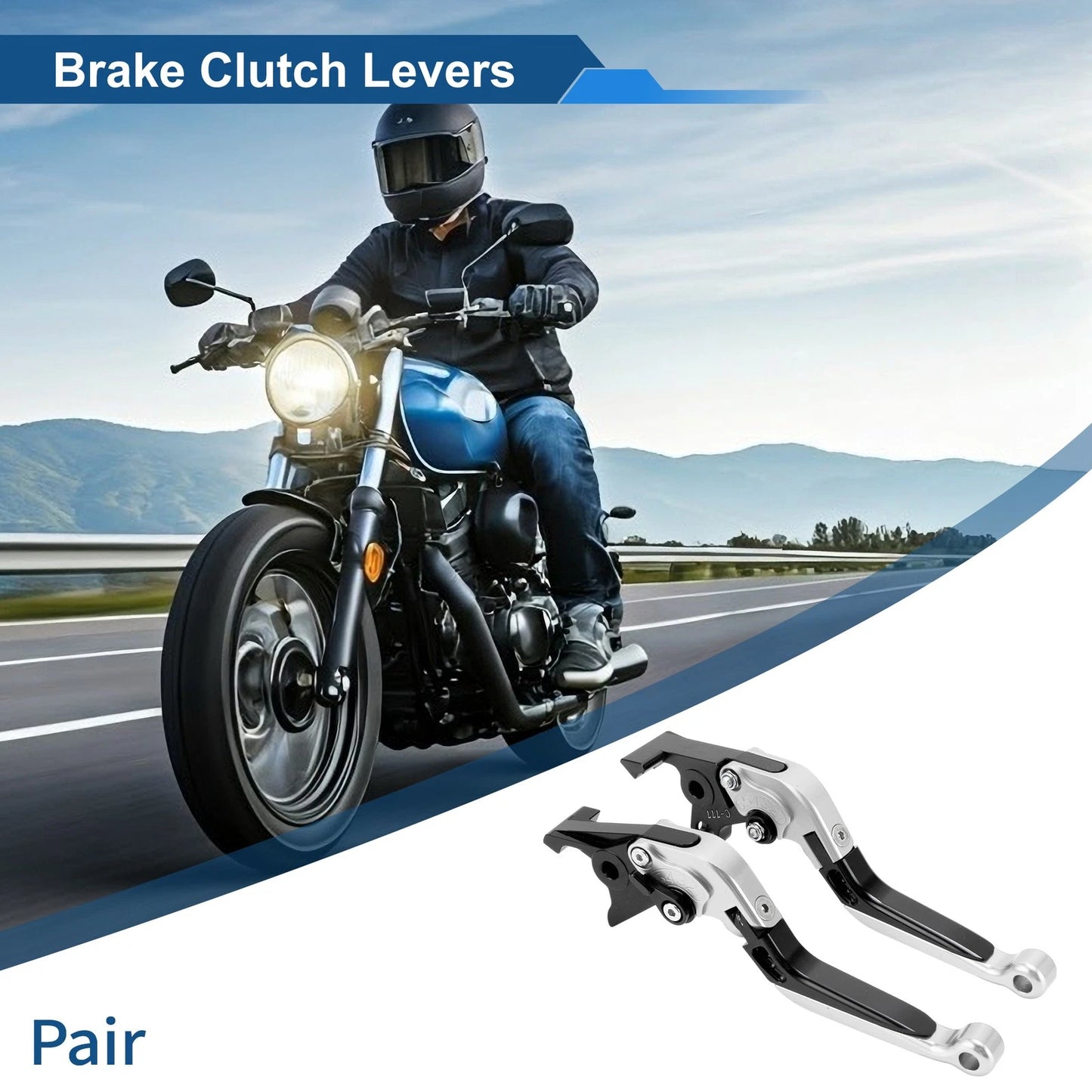 Brake Clutch Lever Set for Kawasaki ZX7R/ZX7RR (1989–2003)