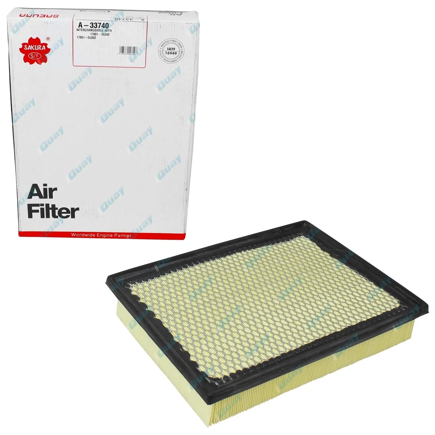 Air Filter Cleaner for Fortuner GUN156 2.8L 4cyl 1GD-FTV Engine (2015-2019)