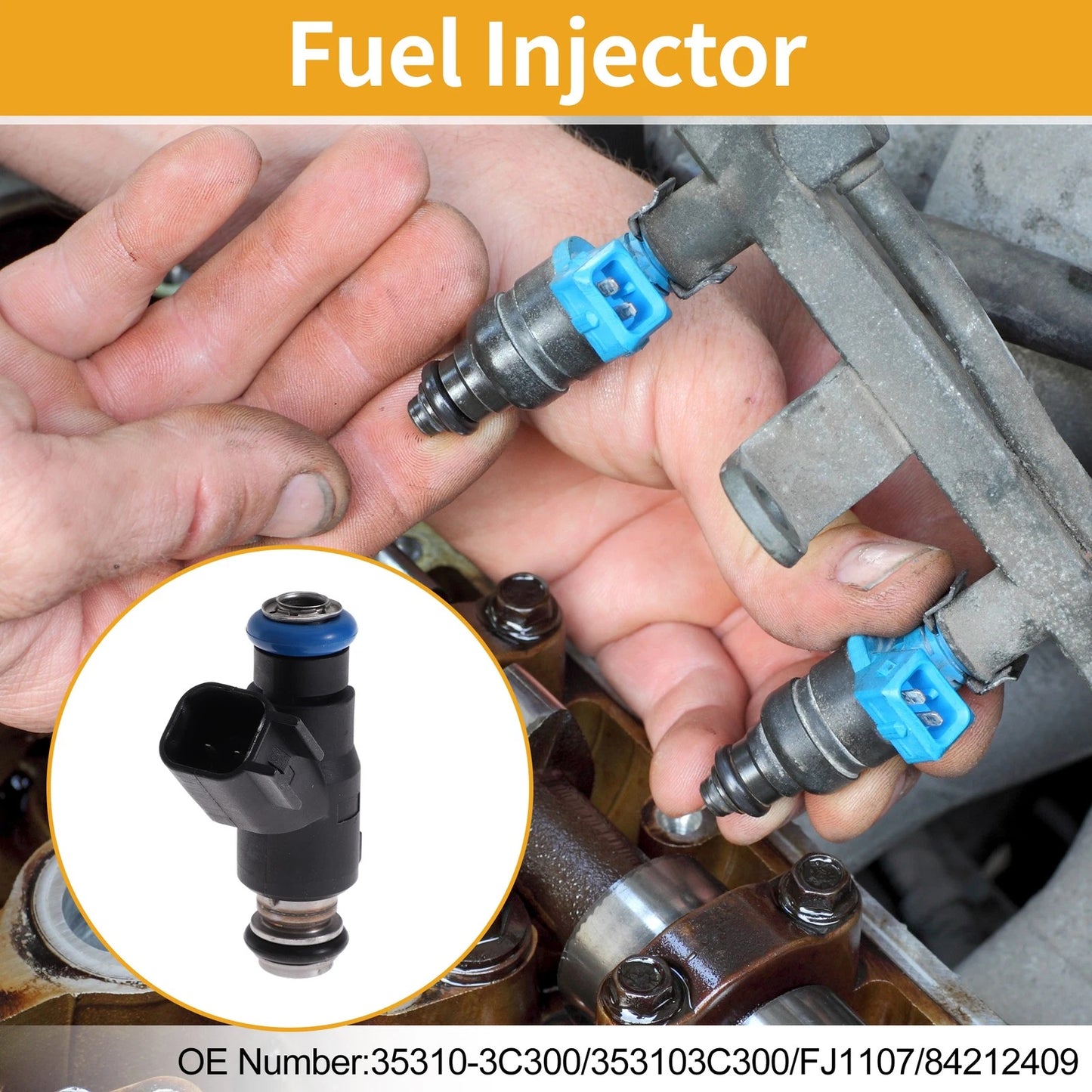 1 Pcs Fuel Injector No.35310-3C300 for Hyundai Genesis 3.8 (2010–2016)