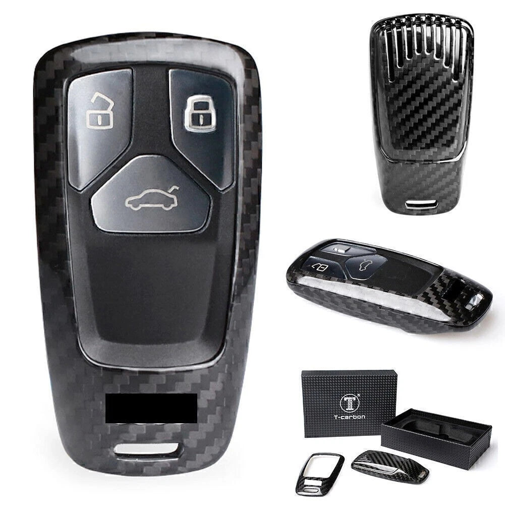 Center Console Gear Shift Panel Cover for Audi TT 8N (2001–2006) Carbon Fiber Black