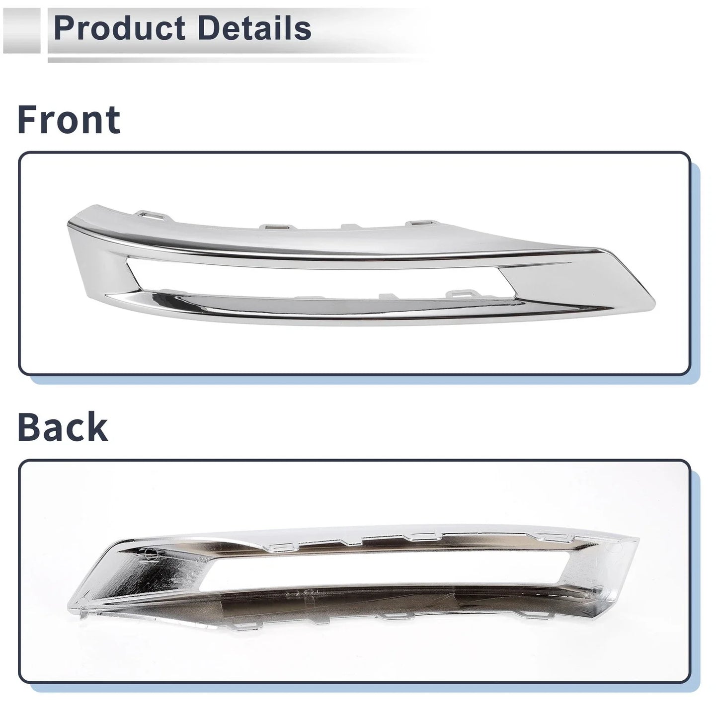 Front Left Fog Light Grill for Mercedes Benz GLK (2014-2016)