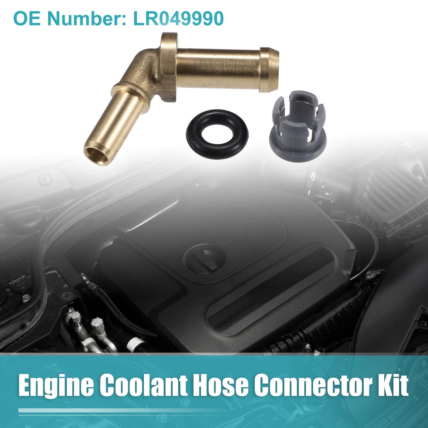 Engine Coolant Hose Connector Kit for Land Rover Range Rover (No.LR049990)