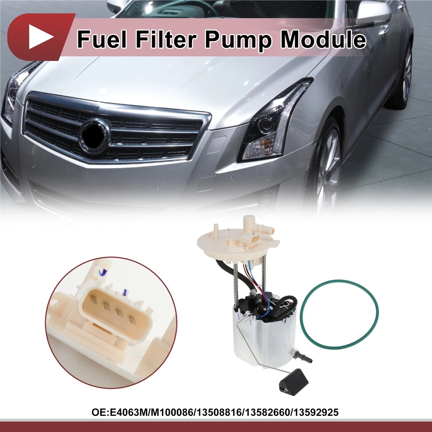 Electric Fuel Pump Assembly No.13508816 for Cadillac ATS CTS Chevy Camaro (2013–2019)