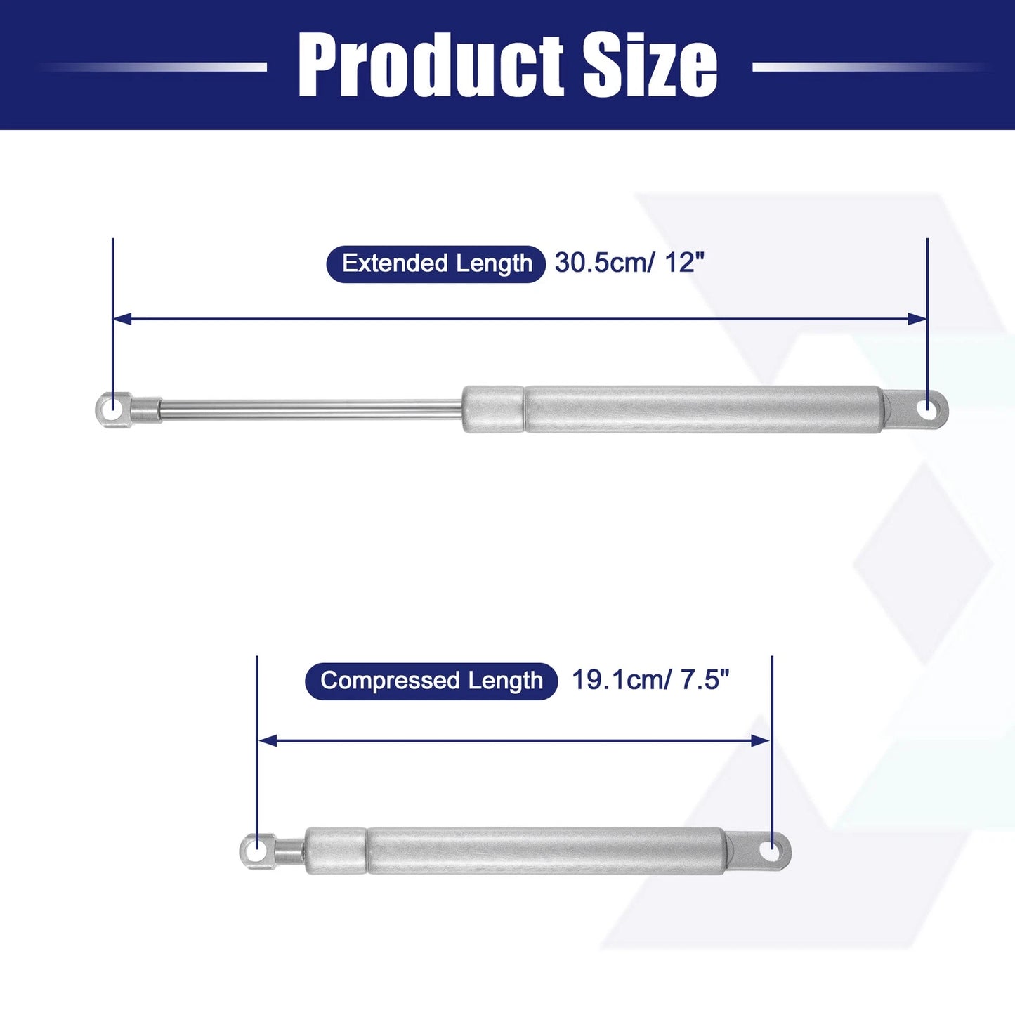2X Lift Supports Struts Shocks Gas Spring