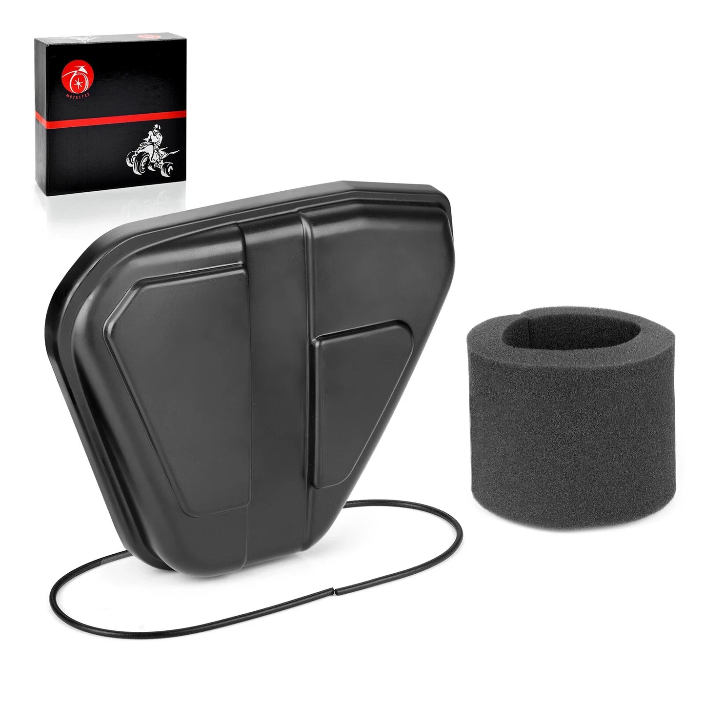 3x Air Filter + Box Lid Cover + Seal for Honda XR80R XR100R (1985–2003)