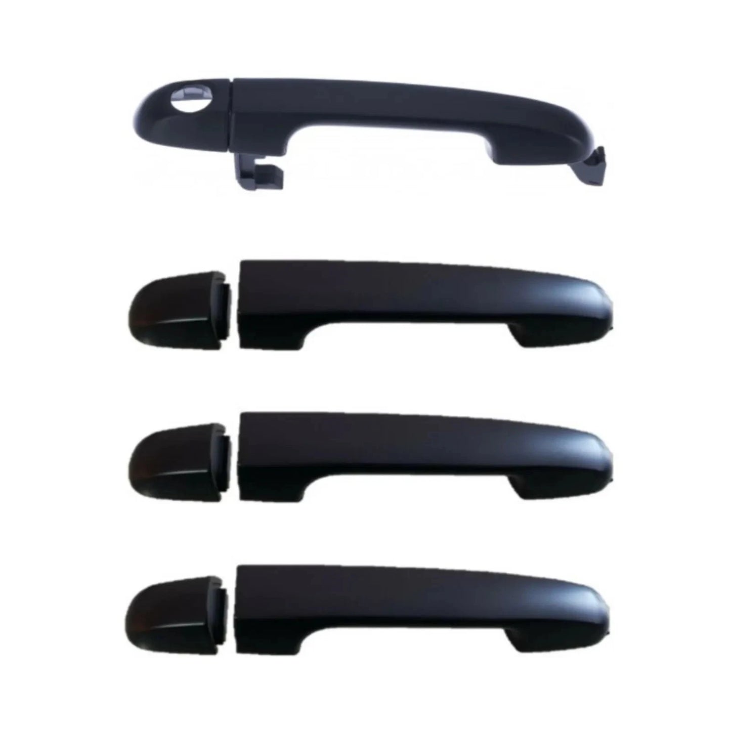 Set of 4 Exterior Door Handles for Hyundai i20 PB (2009–2015) Black