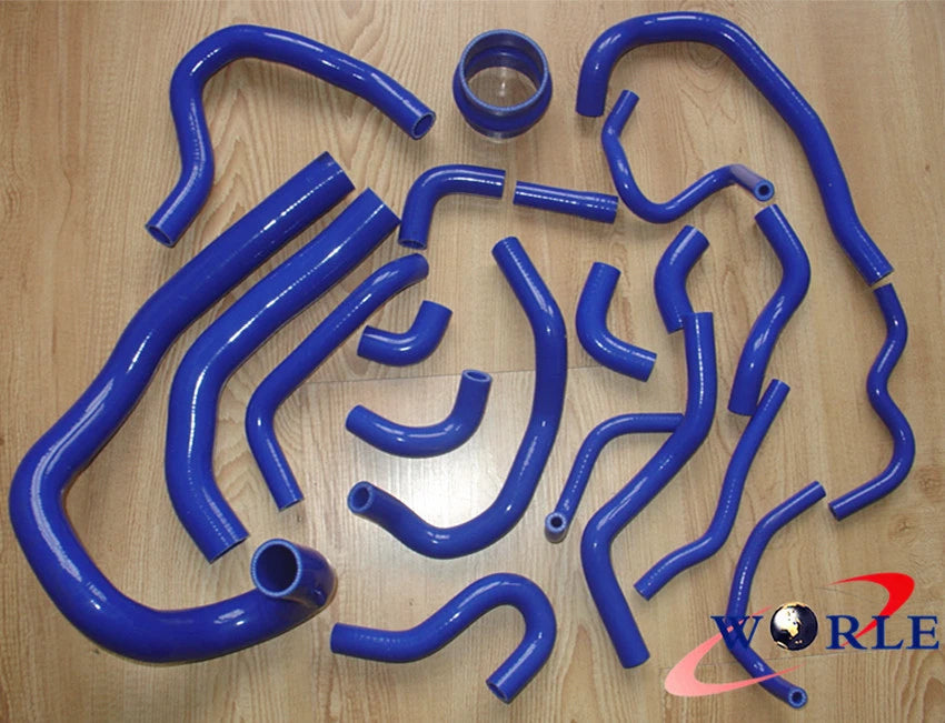Silicone Radiator Hose for Toyota Supra MA70 (1986–1992) Blue