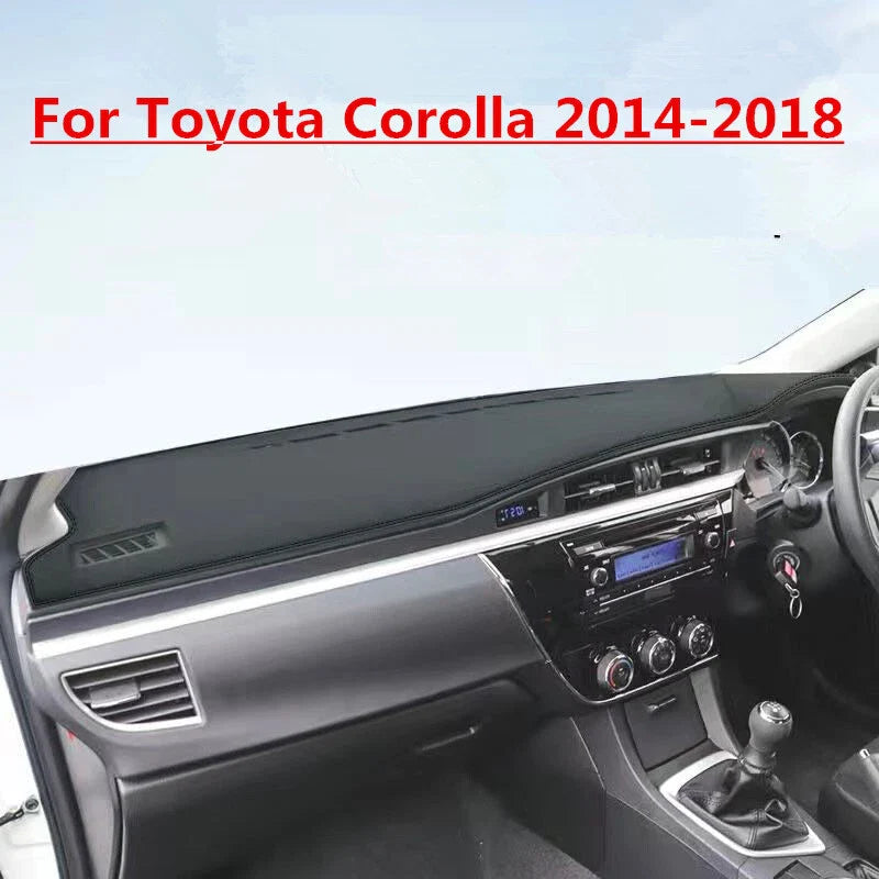 RHD Leather Dashboard Cover for Toyota Corolla (2014–2018)