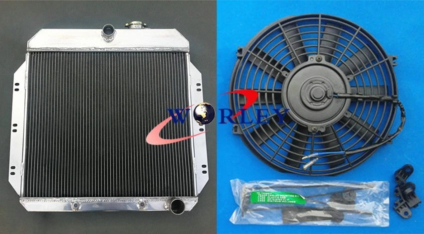 All Aluminum Radiator & Fan for Chevy Cars 1949–1954